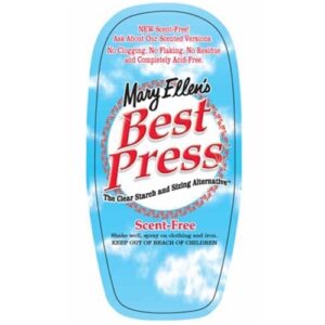 Best Press Ironing Spray 6oz Scent Free